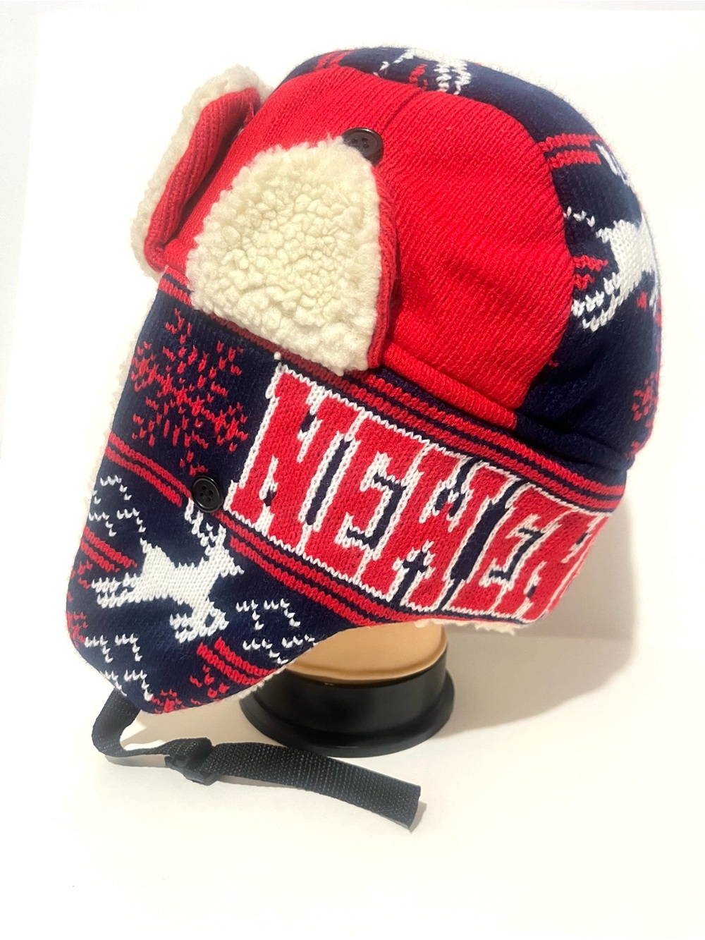 City Hunter New England Stadium Winter Ski Trapper hat Ear Flap